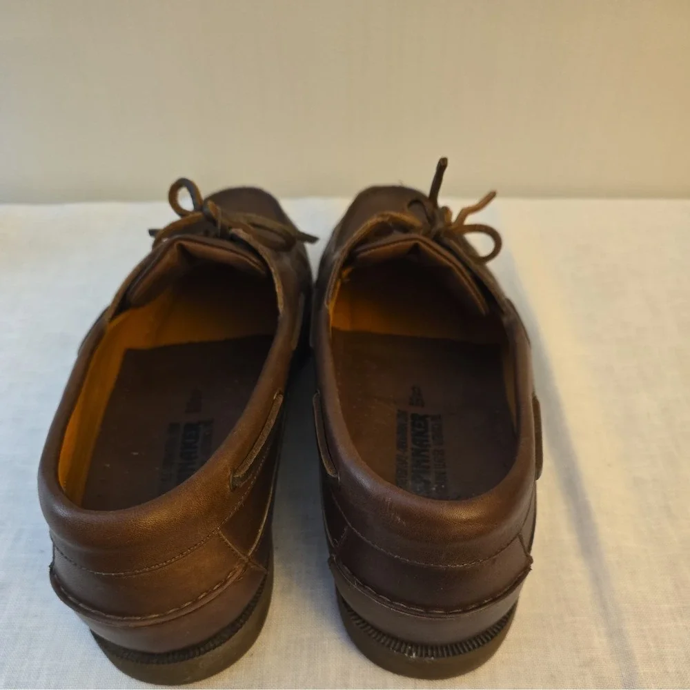 Mephisto Spinnaker Air Relax Men's Boat Shoes Size 13 M Leather Brown Loafer